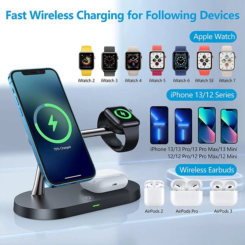 3 in 1 CHARGING STATION Wireless Charger Stand