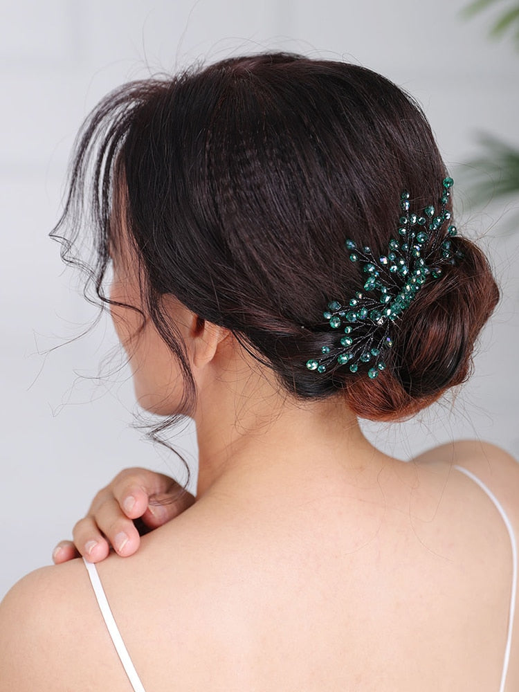 Headpieces Green Hair Jewelry