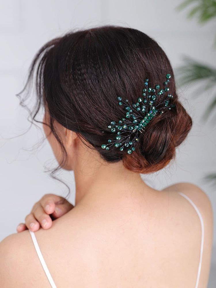 Headpieces Green Hair Jewelry