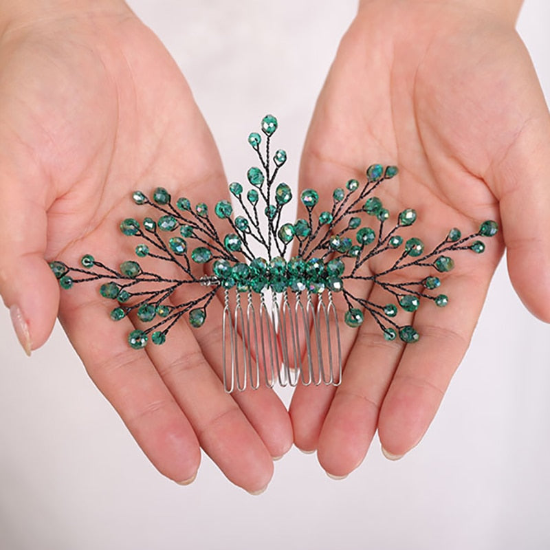 Headpieces Green Hair Jewelry