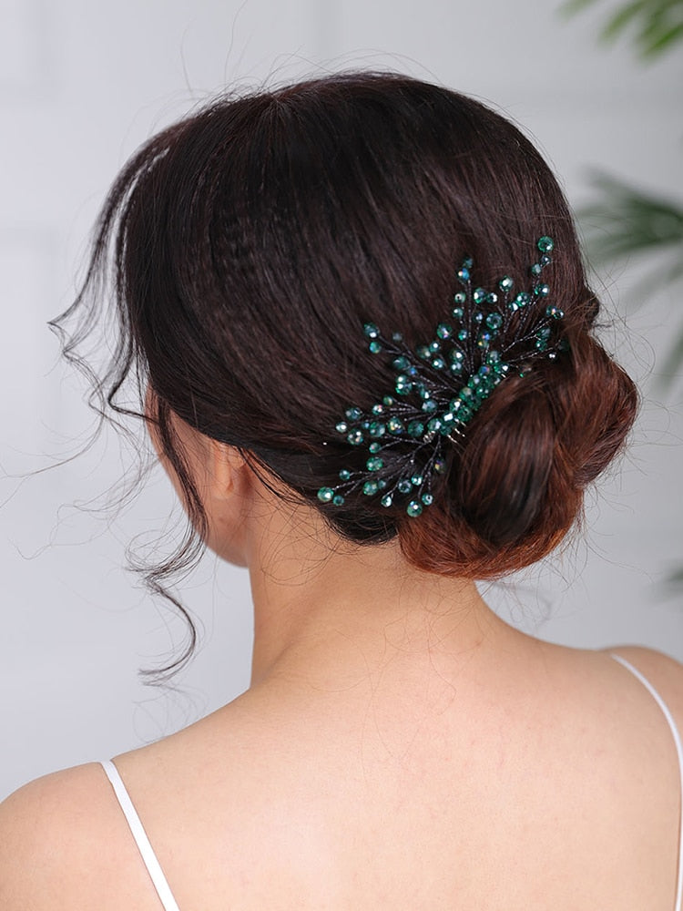 Headpieces Green Hair Jewelry
