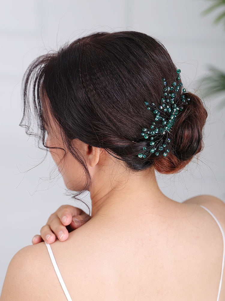 Headpieces Green Hair Jewelry