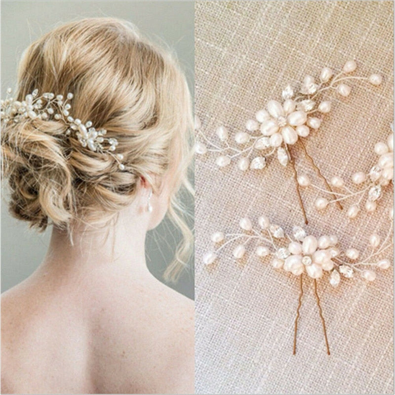 Gold U Hair Pin