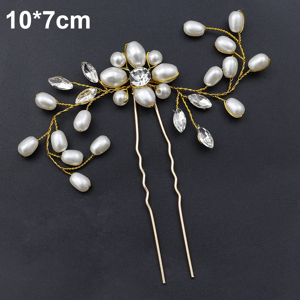 Gold U Hair Pin