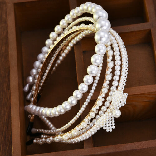 Elegant Headband Pearls