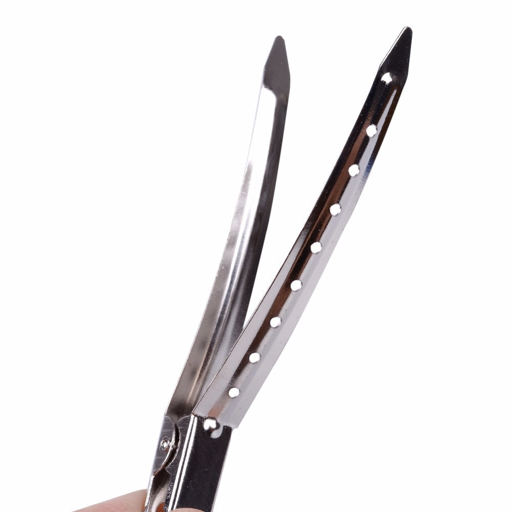 10Pcs 3.5 inch Professional Salon Stainless Hair Clips
